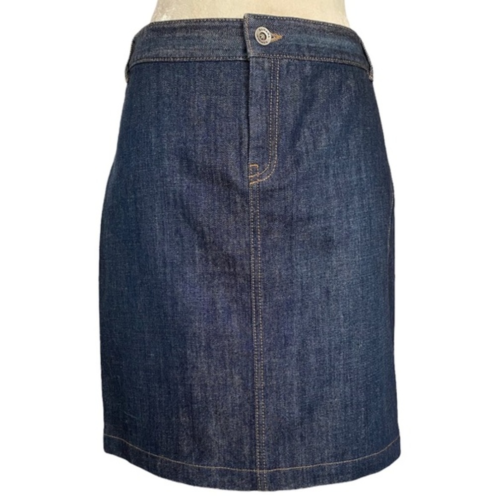 Banana Republic Flap Pocket Blue Denim Skirt sz Small /‎ 6